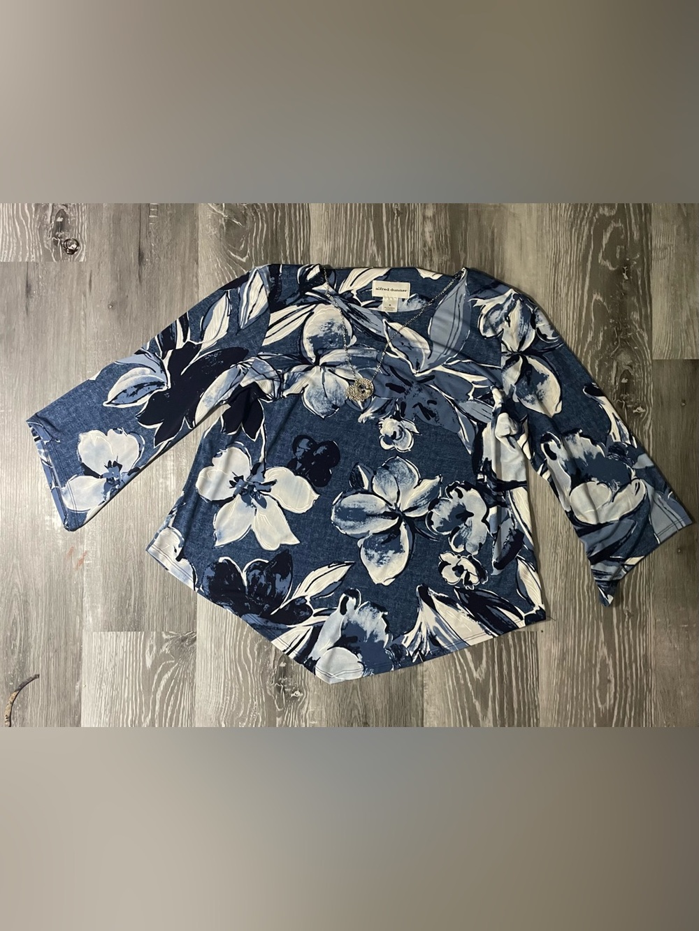 Woman’s floral print blouse